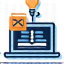 Icône pour le développement de cours en ligne